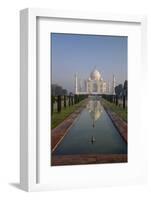 Taj Mahal at Sunrise, UNESCO World Heritage Site, Agra, Uttar Pradesh, India, Asia-Peter Barritt-Framed Photographic Print