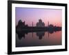 Taj Mahal at Sunset, UNESCO World Heritage Site, Agra, Uttar Pradesh State, India-Gavin Hellier-Framed Photographic Print
