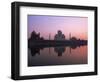 Taj Mahal at Sunset, UNESCO World Heritage Site, Agra, Uttar Pradesh State, India-Gavin Hellier-Framed Photographic Print