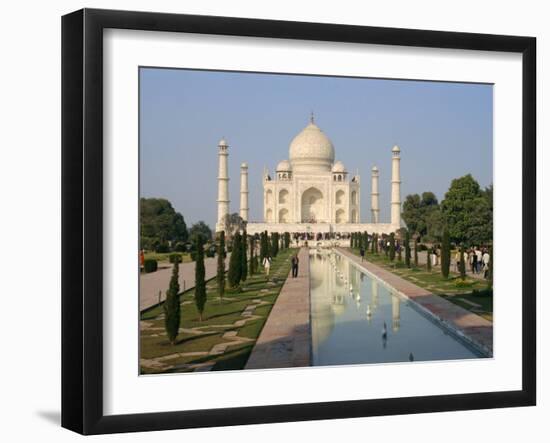 Taj Mahal, Built by Shah Jahan for His Wife, Agra, Uttar Pradesh State, India-Harding Robert-Framed Photographic Print