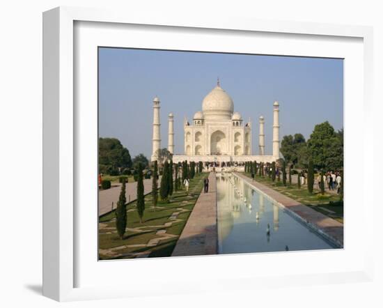 Taj Mahal, Built by Shah Jahan for His Wife, Agra, Uttar Pradesh State, India-Harding Robert-Framed Photographic Print