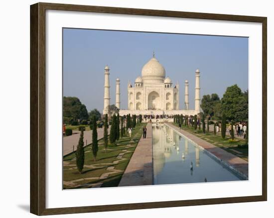 Taj Mahal, Built by Shah Jahan for His Wife, Agra, Uttar Pradesh State, India-Harding Robert-Framed Photographic Print