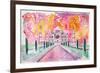 Taj Mahal - Colorful Crown Of The Palace And Love-Markus Bleichner-Framed Premium Giclee Print