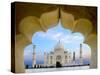 Taj Mahal exterior view, Agra, Uttar Pradesh, India-Panoramic Images-Stretched Canvas