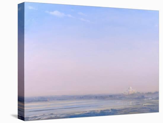 Taj Mahal from Agra Fort-Derek Hare-Stretched Canvas