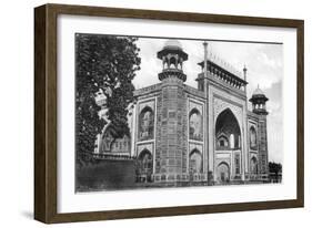 Taj Mahal Gate, Agra, 20th Century-null-Framed Giclee Print