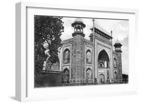 Taj Mahal Gate, Agra, 20th Century-null-Framed Giclee Print