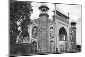 Taj Mahal Gate, Agra, 20th Century-null-Mounted Giclee Print