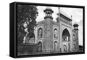 Taj Mahal Gate, Agra, 20th Century-null-Framed Stretched Canvas