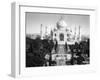 Taj Mahal in Agra, India Photograph - Agra, India-Lantern Press-Framed Art Print