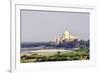 Taj Mahal in Agra-Jorg Hackemann-Framed Photographic Print