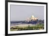 Taj Mahal in Agra-Jorg Hackemann-Framed Photographic Print