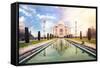 Taj Mahal in India-Marina Pissarova-Framed Stretched Canvas