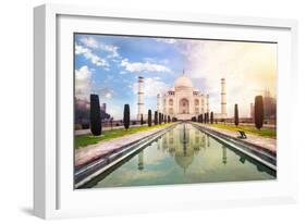 Taj Mahal in India-Marina Pissarova-Framed Photographic Print