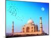 Taj Mahal India, Agra. 7 World Wonders. Beautiful Tajmahal Travel Destination-Banana Republic images-Mounted Photographic Print