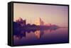 Taj Mahal India Seven Wonders Concept-Rawpixel-Framed Stretched Canvas