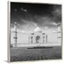 Taj Mahal. Indian Symbol - India Travel Background. Agra, India. Black and White Version-f9photos-Framed Premium Photographic Print
