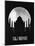 Taj Mahal Landmark Black-null-Mounted Art Print