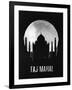 Taj Mahal Landmark Black-null-Framed Art Print