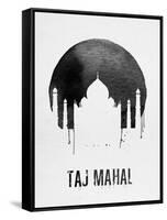 Taj Mahal Landmark White-null-Framed Stretched Canvas