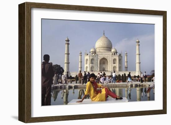 Taj Mahal Model-Charles Bowman-Framed Photographic Print