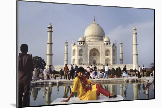 Taj Mahal Model-Charles Bowman-Mounted Photographic Print