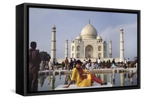 Taj Mahal Model-Charles Bowman-Framed Stretched Canvas