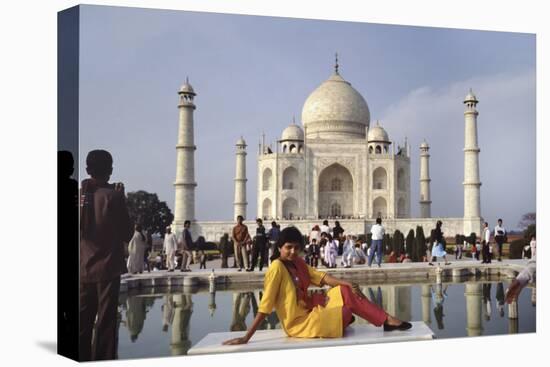 Taj Mahal Model-Charles Bowman-Stretched Canvas