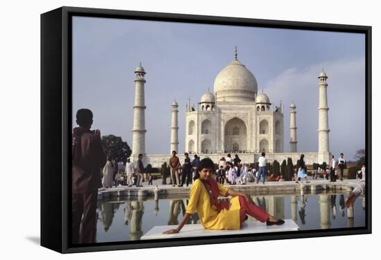 Taj Mahal Model-Charles Bowman-Framed Stretched Canvas