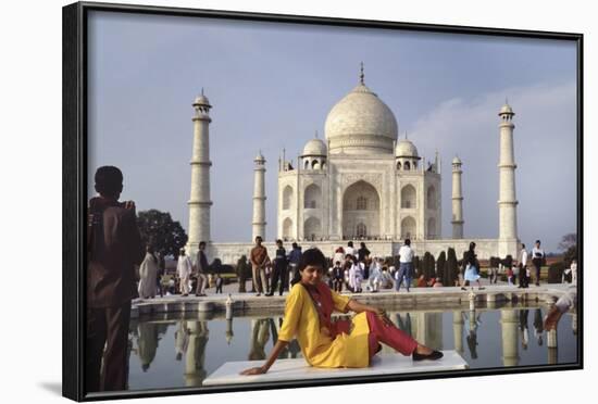 Taj Mahal Model-Charles Bowman-Framed Photographic Print