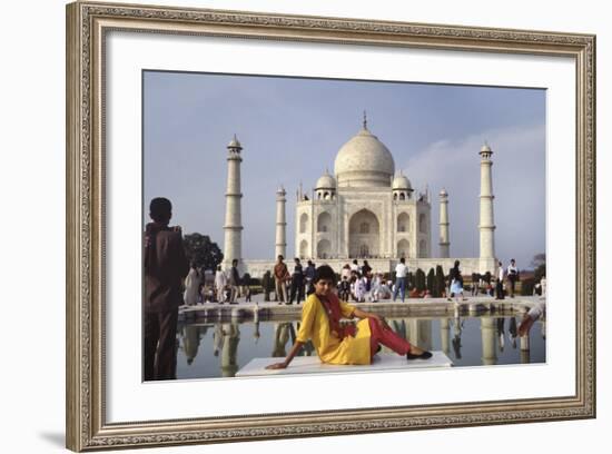 Taj Mahal Model-Charles Bowman-Framed Photographic Print