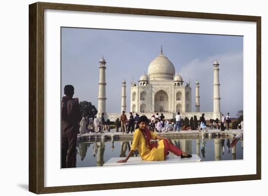 Taj Mahal Model-Charles Bowman-Framed Photographic Print