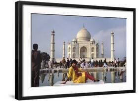 Taj Mahal Model-Charles Bowman-Framed Photographic Print