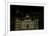 Taj Mahal Night-Cristian Mielu-Framed Art Print