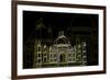 Taj Mahal Night-Cristian Mielu-Framed Art Print