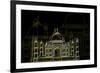 Taj Mahal Night-Cristian Mielu-Framed Art Print