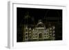 Taj Mahal Night-Cristian Mielu-Framed Art Print