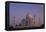 Taj Mahal North Side Viewed across Yamuna River at Sunset, Agra, Uttar Pradesh, India, Asia-Peter Barritt-Framed Stretched Canvas