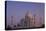 Taj Mahal North Side Viewed across Yamuna River at Sunset, Agra, Uttar Pradesh, India, Asia-Peter Barritt-Stretched Canvas