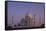 Taj Mahal North Side Viewed across Yamuna River at Sunset, Agra, Uttar Pradesh, India, Asia-Peter Barritt-Framed Stretched Canvas