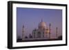 Taj Mahal North Side Viewed across Yamuna River at Sunset, Agra, Uttar Pradesh, India, Asia-Peter Barritt-Framed Photographic Print