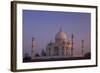 Taj Mahal North Side Viewed across Yamuna River at Sunset, Agra, Uttar Pradesh, India, Asia-Peter Barritt-Framed Photographic Print