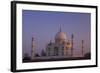 Taj Mahal North Side Viewed across Yamuna River at Sunset, Agra, Uttar Pradesh, India, Asia-Peter Barritt-Framed Photographic Print