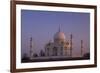 Taj Mahal North Side Viewed across Yamuna River at Sunset, Agra, Uttar Pradesh, India, Asia-Peter Barritt-Framed Photographic Print