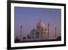 Taj Mahal North Side Viewed across Yamuna River at Sunset, Agra, Uttar Pradesh, India, Asia-Peter Barritt-Framed Photographic Print