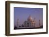 Taj Mahal North Side Viewed across Yamuna River at Sunset, Agra, Uttar Pradesh, India, Asia-Peter Barritt-Framed Premium Photographic Print