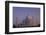 Taj Mahal North Side Viewed across Yamuna River at Sunset, Agra, Uttar Pradesh, India, Asia-Peter Barritt-Framed Premium Photographic Print