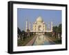 Taj Mahal on the Banks of the Yamuna River, Built by Shah Jahan for His Wife, Agra, India-Robert Harding-Framed Photographic Print