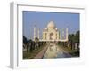 Taj Mahal on the Banks of the Yamuna River, Built by Shah Jahan for His Wife, Agra, India-Robert Harding-Framed Photographic Print