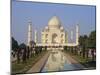 Taj Mahal on the Banks of the Yamuna River, Built by Shah Jahan for His Wife, Agra, India-Robert Harding-Mounted Photographic Print